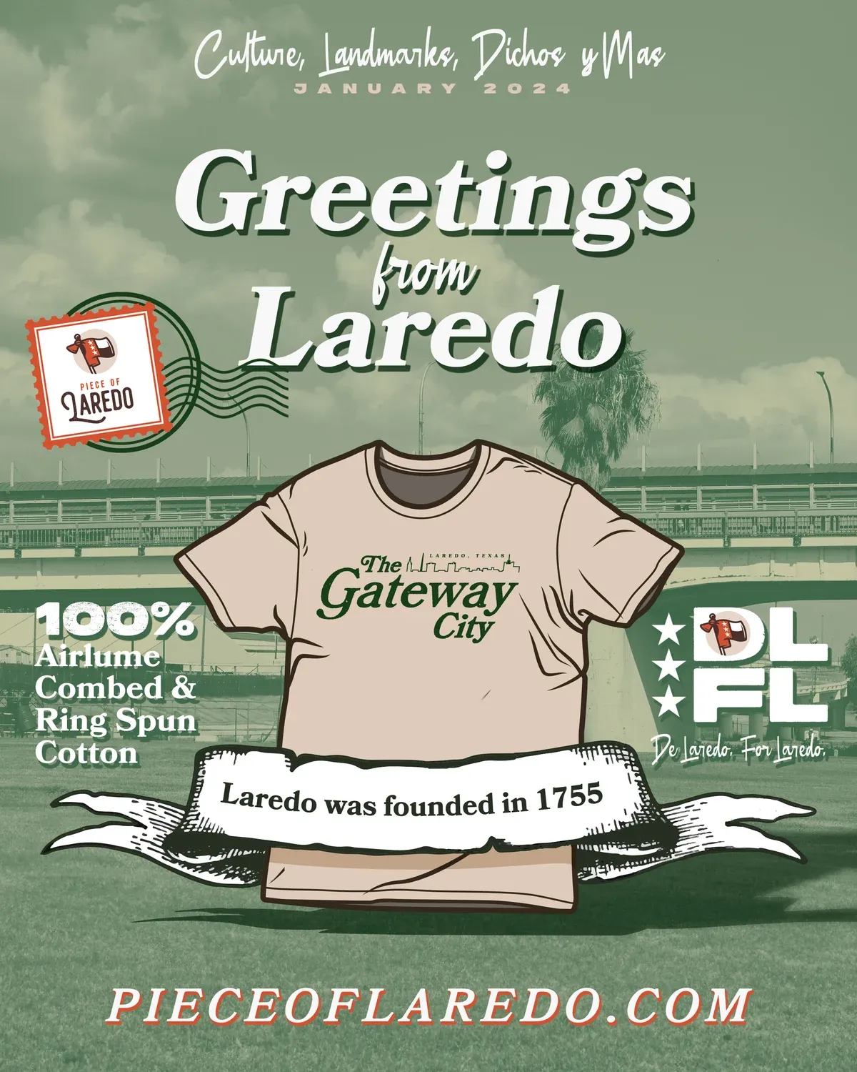 The Gateway City Tee launch poster