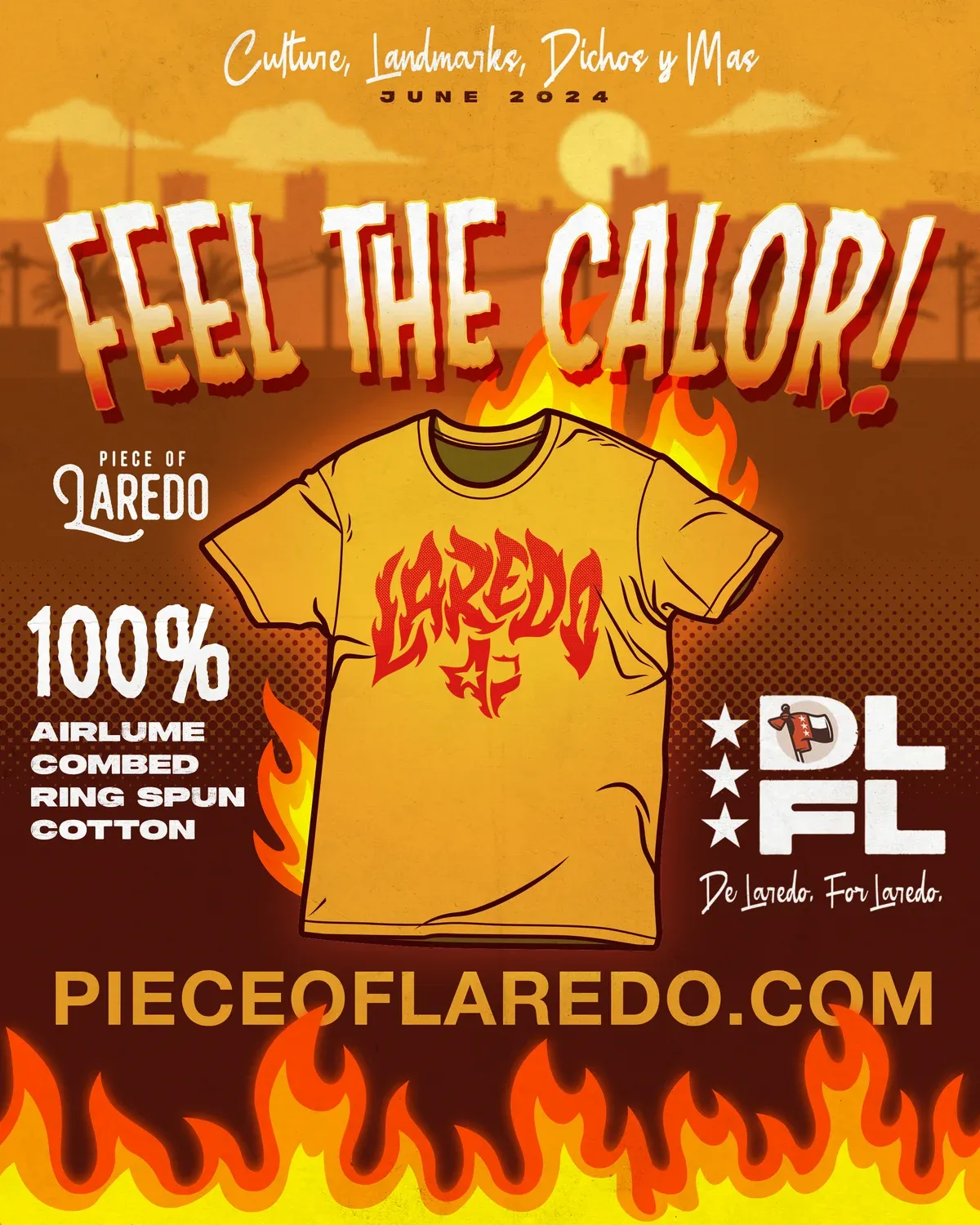 Feel the Calor launch poster